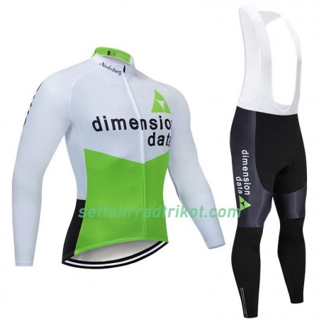 Radbekleidung Radtrikot Langarm + Lang Trägerhose 2019 Dimension Data N001